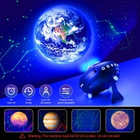 Stars Constellations Projector Galaxy Planetarium Night Light 15 Realistic Planets Planetary Projector With Bluetooth Speaker