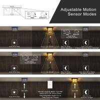 Tarentlight Adjustable Motion Sensor Ceiling Light Fixture Outdoor Modern Design Of Squares Flush Mount 2Light Textured Black W