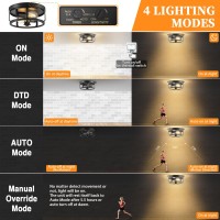 Oykyohei Outdoor Ceiling Light 2Light Motion Sensor Flush Mount Ceiling Light Fixture Dusk To Dawn Outdoor Porch Light Ceilin