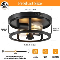 Oykyohei Outdoor Ceiling Light 2Light Motion Sensor Flush Mount Ceiling Light Fixture Dusk To Dawn Outdoor Porch Light Ceilin