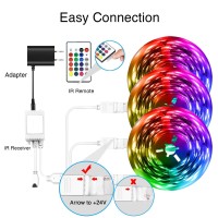 Daybetter Led Strip Lights 300 Ft Smart Light With App Remote Control Rgb Led Lights For Bedroom Music Sync Color Changing Li