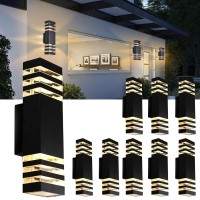 Tuord 8Pack 15Inch Outdoor Led Wall Lights 4000K Day White Outdoor 18W Wall Light Aluminum Body Waterproof Ip65 Led Porch Light