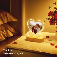 Bemaystar Personalised Gifts Love Lamp - Valentines Gifts For Her Him Girlfriend Boyfriend, Personalised Picture Customised Gifts Anniversary For Couple Men Women - Infinite Love