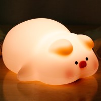 Parts List 1Piggy Night Lightnbsp 1USB Cable Descriptionnbsp This piggy night light is made of premium silicone soft and portable 3 level dimmable tap the piggy s body easy to adjust the brightness And 30 minutes that is practical for daily usenbsp Key Fe