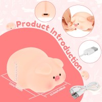 Parts List 1Piggy Night Lightnbsp 1USB Cable Descriptionnbsp This piggy night light is made of premium silicone soft and portable 3 level dimmable tap the piggy s body easy to adjust the brightness And 30 minutes that is practical for daily usenbsp Key Fe