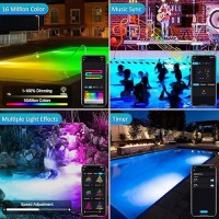 Tsun Rgb Underwater Pond Light Submersible Fountain Lights Ip68 Waterproof Submersible Led Pond Light Colored Landscape Spotli