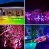 Tsun Submersible Pond Light Bluetooth App Control Led Pond Light Rgb Color Changing Underwater Pond Light Outdoor Ip68 Waterpr