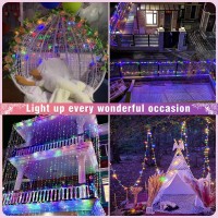 66Ft Christmas Lights Outdoor 200 Led Tree Lights Connectable Plug In 8 Modes Outside Twinkle String Lights Waterproof For Hous