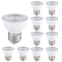 Par16 Led Light Bulb Short Neck,Dimmable,5W, 500Lm, Led Flood Lights (50W Halogen Bulb Equivalent) Recessed Spotlights Floor Lamp,E26 Screw Base Pot Ceiling Lights,10 Pack (Warm Whte 3000K)