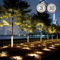 Aoaxl 6W Led Landscape Lights 110V 120V Well Lights Ip68 Waterproof 5500K Cool White Outdoor Inground Lights For Yard Garden