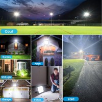 Yolovis Flood Lights Outdoor 100W 10000Lm Super Bright Led Work Light Ip66 Waterproof Security Light Outside Floodlight For Gara