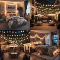 Globe Fairy String Lights 40 Led 164Feet Warm White Usb Powered Ideal For Indooroutdoor Home Gardens Halloween And Chris