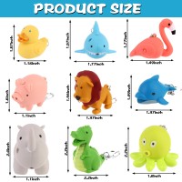 Oppaxf 9 Pcs Nurse Flashlight Pediatric Nurse Flashlight Keychain Animal Flashlight Keychain Dolphin Lion Flamingos Dinosaur Sha