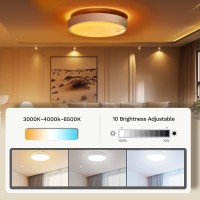 Molrebe Motion Sensor Ceiling Light Rechargeable Battery Operated Ceiling Light With 15 Color Temperatures Motion Activated Cl