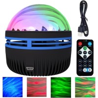 2 In 1 Northern Lights And Ocean Waves Projector, Northern Lights Lamp Northern Lights Projector With Remote Control, Led Ocean Galaxy Projector 14 Light Effects