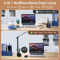 Led Desk Lamp With Usb Charging Port 55 Lighting Modes Desk Lamp For College Dorm Room 700 Lumen Dorm Lamp For Dorm Desk Lamp St