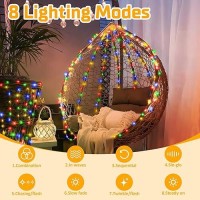 2Pack Fairy Lights Battery Operated 33Ft 200Led Twinkle String Lights 8 Modes Waterproof Led Fairy Lights For Bedroom Wedding