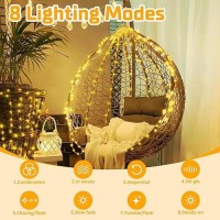 2Pack Fairy Lights Battery Operated 33Ft 200Led Twinkle String Lights 8 Modes Waterproof Led Fairy Lights For Bedroom Wedding