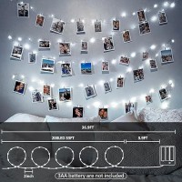 Fairy Lights Battery Operated 33Ft 200Led Twinkle String Lights 8 Modes Waterproof Led Fairy Lights For Bedroom Wedding Diy H