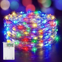 Fairy Lights Battery Operated 33Ft 200Led Twinkle String Lights 8 Modes Waterproof Led Fairy Lights For Bedroom Wedding Diy H