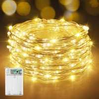 Fairy Lights Battery Operated 33Ft 200Led Twinkle String Lights 8 Modes Waterproof Led Fairy Lights For Bedroom Wedding Diy H