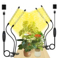 Led Grow Lights 2 Packs 2 Heads Full Spectrum Plant Light With Clamp For Indoor Plants Seed Starting 10Level Dimmable Au