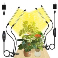 Led Grow Lights 2 Packs 2 Heads Full Spectrum Plant Light With Clamp For Indoor Plants Seed Starting 10Level Dimmable Au