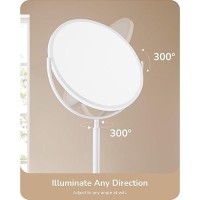 Edishine 76 Led Floor Lamp Super Bright Tall Standing Lamp 300 Flexible Head Modern Torchiere Lights With Remote Touch But