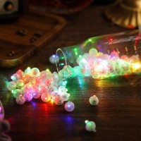 Aogist 100Pcs Balloon Lightslong Standby Time Waterproof Twinkle Mini Lightbattery Poweredround Led Ball Lamp For Balloon Pap