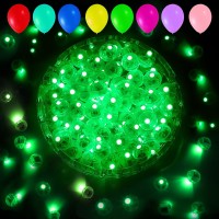 Aogist 100Pcs Balloon Lightslong Standby Time Waterproof Twinkle Mini Lightbattery Poweredround Led Ball Lamp For Balloon Pap