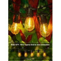 Brightown Outdoor String Lights 35Ft Patio Lights With 101 Shatterproof Edison Bulbs Waterproof Hanging Lights Outside For Bac