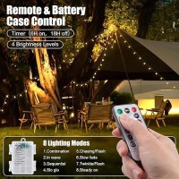 Minetom Battery Operated String Lights 21Ft 60 Led Globe Fairy Lights With Remote Waterproof Twinkle Lights For Indoor Outdoor