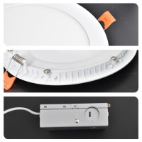 Gugsey Recessed Lighting 6 Inch Dimmable 5Cct Ultrathin Cankiller Downlight Led Ceiling Light Can Lights With Junction Box