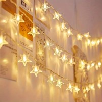 17ft Battery Star String Lights with Remote Decorate a Lovely Life The Battery Operated Star Fairy String lights are 17 feet long with 50 bright LED bulbs The thin wiring and cute starshaped bulbs will add a cheerful and romantic touch to your indoor and 