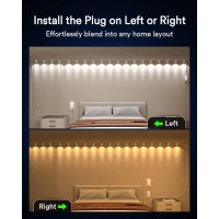 Lumary Rgbai String Downlights Indoor Smart String Lights 10Ft With 15 Leds Color Changing Wall Sconce Lights For Party, Living Room, Bedroom, Home Decor, Work With Alexa/Google Assistant