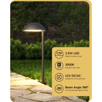 Edishine Low Voltage Landscape Lighting 25W 200Lm 3000K Electric Outdoor Landscape Lighting Accessories 12V Waterproof Led