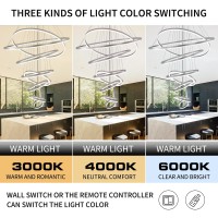 Embring 8 Rings Chandelier 4724 Modern Led Chandelier Extra Large Modern Chandeliers For High Ceiling Long High Ceiling Chan