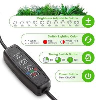 Plant Lights For Indoor Growing Growstar Full Spectrum 4 Heads Clip Grow Lamps With 10 Feet Cables For Seeding Blooming And Fru