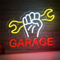 Garage Neon Sign For Wall Decor Car Service Automotive Led Neon Signs Lights For Garage Door Auto Repair Shop Man Cave And Shop