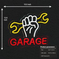 Garage Neon Sign For Wall Decor Car Service Automotive Led Neon Signs Lights For Garage Door Auto Repair Shop Man Cave And Shop