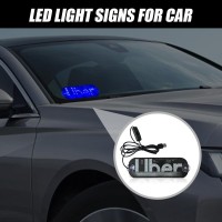 Specifications ItemCar Led Light Signs MaterialPVC ColorsBlue Red White Green Package Includes1Car Led Light Signs FunctionThis car LED light can emit bright lights which can help passengers to see your car in rainy days foggy days or at night improve vis