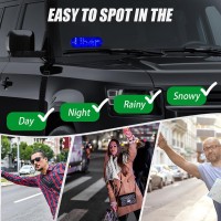 Specifications ItemCar Led Light Signs MaterialPVC ColorsBlue Red White Green Package Includes1Car Led Light Signs FunctionThis car LED light can emit bright lights which can help passengers to see your car in rainy days foggy days or at night improve vis