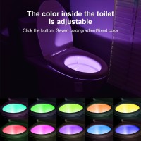 Toilet Light, 2024 Upgraded Toilet Lights Inside Toilet Rechargeable Projectable Motion Activated Toilet Seat Light Sensor Led Washroom Night Light 12 Colors Waterproof Gadgets For Men Women (2 Pcs)