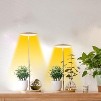 Plant Grow Light For Indoor Plant Bamboo Mini Led Grow Light Garden Height Adjustable Automatic Timer With 81216 Hours