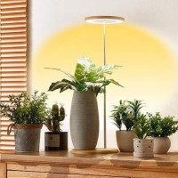 Plant Grow Light For Indoor Plant Bamboo Mini Led Grow Light Garden Height Adjustable Automatic Timer With 81216 Hours