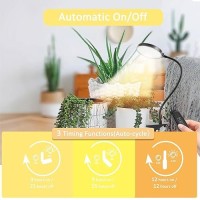 Openbeauty Grow Lights For Indoor Plants 15W Sunlike Full Spectrum Led Plant Lights With Timer Auto Onoff 3912H Led Grow La