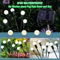 Kohlrabi Halloween Decorations Outdoor Solar Green Halloween Lights Outdoor 2 Pack 20 Led Solar Firefly Lights Waterproof Sol