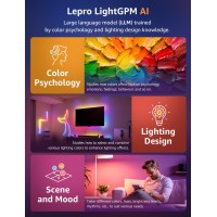 Lepro N1 Ai Smart Rgb Rope Lights Llm Ai Generated Lighting Lightbeats Music Sync Color Segment Diy Voice Control Via App 1