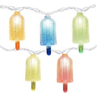 Popsicle String Lights 85Ft Popsicle Summer Outdoor Party Lights With 10 Multicolor Popsicle Lights Summer Home Decorations S