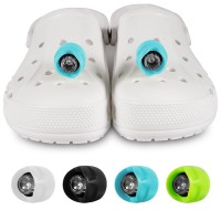 Kitsology 2Pcs Croc Lights For Shoes Croc Headlights Outdoor Camping Essential Croc Lights Light Up Croc Charm Clip On Clog Fla